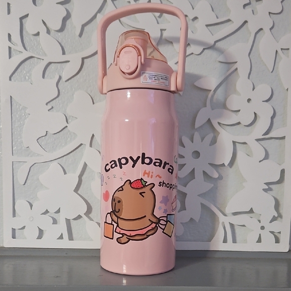 Other - Pink Capybara Water Bottle